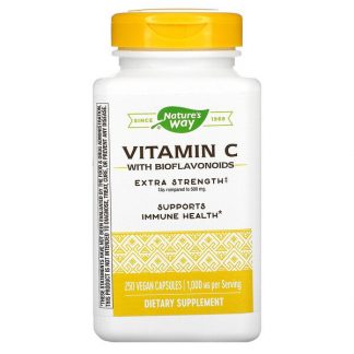 Nature's Way, Vitamin C with Bioflavonoids, 1,000 mg, 250 Vegan Capsules