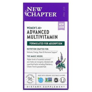 New Chapter, Women's 40+ Advanced Multivitamin, 96 Vegetarian Tablets