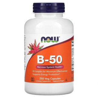 NOW Foods, B-50, 250 Veg Capsules