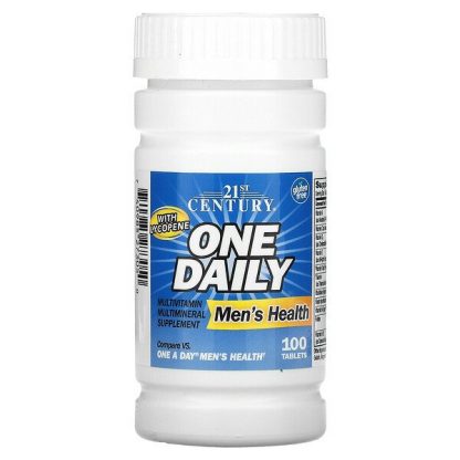 21st Century, One Daily, Men's Health, 100 Tablets