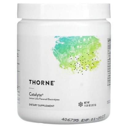 Thorne Research, Catalyte, Lemon Lime Flavored Electrolytes, 11.01 oz (312 g)