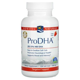 Nordic Naturals, ProDHA, Strawberry, 250 mg, 120 Soft Gels