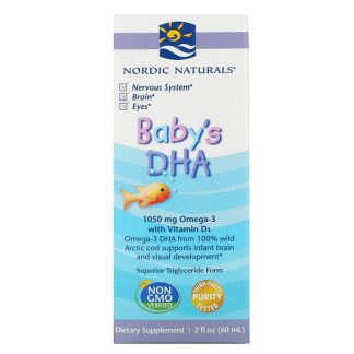 Nordic Naturals, Baby's DHA with Vitamin D3, 1,050 mg, 2 fl oz (60 ml)