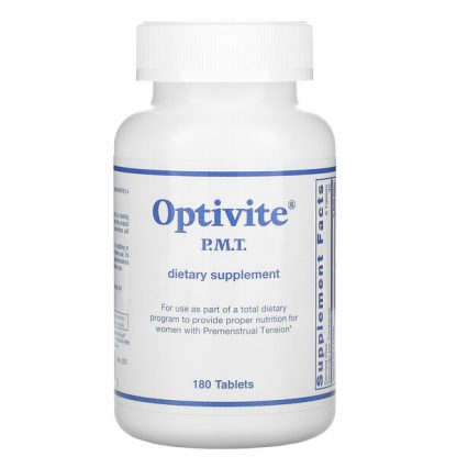 Optimox, Optivite, P.M.T., 180 Tablets