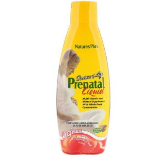 NaturesPlus, Source of Life, Prenatal Liquid, Natural Tropical Fruit Flavor, 30 fl oz (887.10 ml)