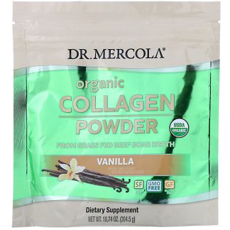 Dr. Mercola, Organic Collagen Powder, Vanilla, 10.74 oz (304.5 g)