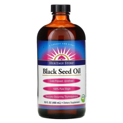 Heritage Store, Black Seed Oil, 16 fl oz (480 ml)