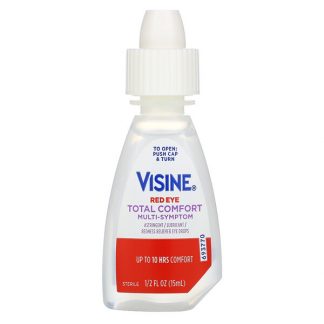 Visine, Red Eye, Total Comfort Multi-Symptom Eye Drops, 1/2 fl oz (15 ml)