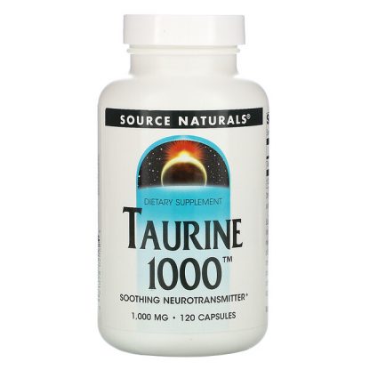 Source Naturals, Taurine 1000, 1,000 mg, 120 Capsules