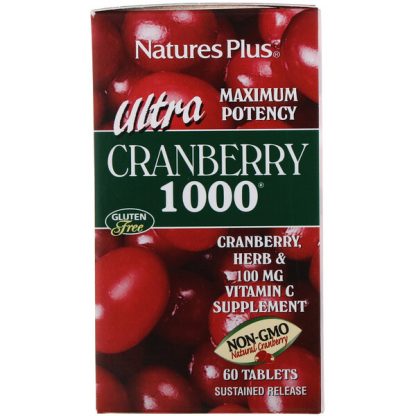 NaturesPlus, Ultra Cranberry 1000, 60 Tablets