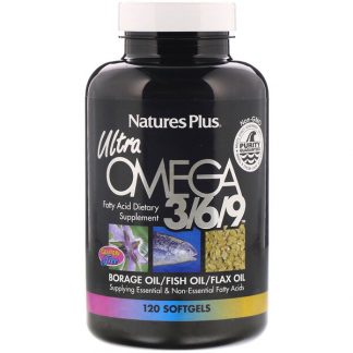 NaturesPlus, Ultra Omega 3/6/9, 120 Softgels