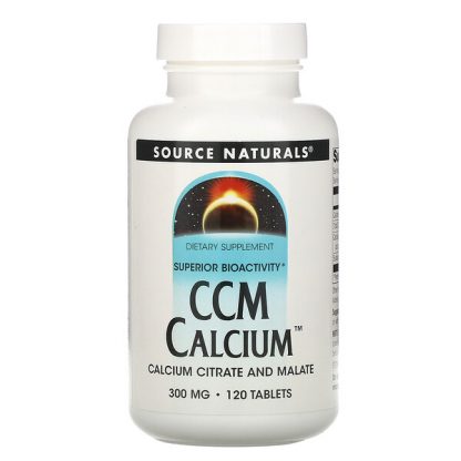 Source Naturals, CCM Calcium, 300 mg, 120 Tablets