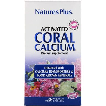 NaturesPlus, Activated Coral Calcium, 90 Vegetarian Capsules