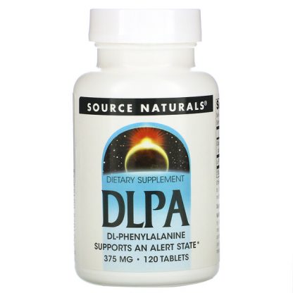 Source Naturals, DLPA, 375 mg, 120 Tablets