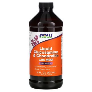 NOW Foods, Liquid Glucosamine & Chondroitin with MSM, 16 fl oz (473 ml)