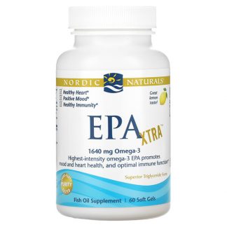 Nordic Naturals, EPA Xtra, Lemon, 60 Soft Gels