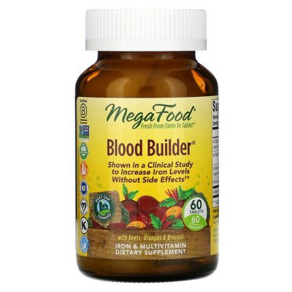 MegaFood, Blood Builder, 60 Tablets