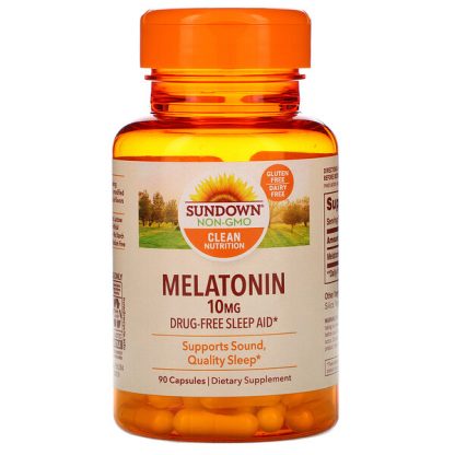 Sundown Naturals, Melatonin, 10 mg, 90 Capsules