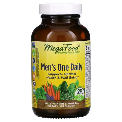 MegaFood, Men's One Daily, 90 Tablets