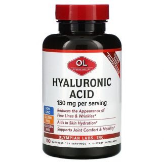 Olympian Labs, Hyaluronic Acid, 50 mg, 100 Capsules