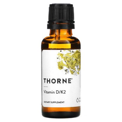 Thorne Research, Vitamin D/K2, 1 fl oz (30 ml)