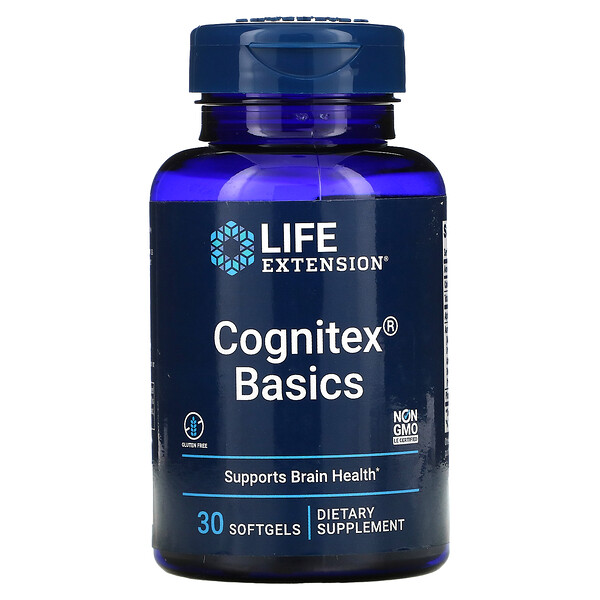 Life Extension, Cognitex Basics, 30 Softgels