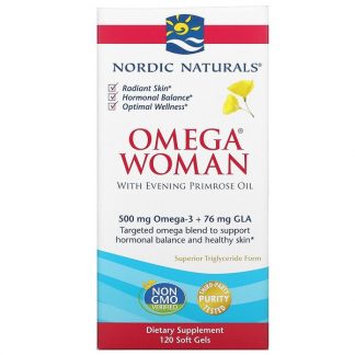 Nordic Naturals, Omega Woman with Evening Primrose Oil, 120 Soft Gels