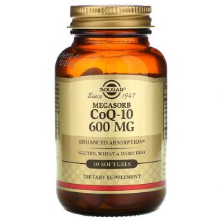 Solgar, Megasorb CoQ-10, 600 mg, 30 Softgels