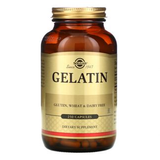 Solgar, Gelatin, 250 Capsules