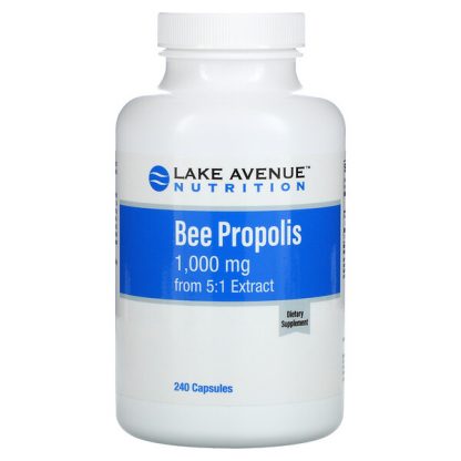 Lake Avenue Nutrition, Bee Propolis, 5:1 Extract, Equivalent to 1,000 mg, 240 Capsules