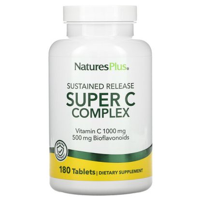 NaturesPlus, Sustained Release Super C Complex, 180 Tablets