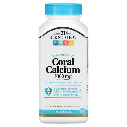 21st Century, Coral Calcium, 250 mg, 120 Capsules