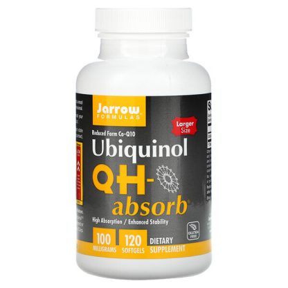 Jarrow Formulas, Ubiquinol, QH-Absorb, 100 mg, 120 Softgels