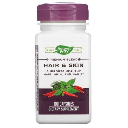 Nature's Way, Hair & Skin, 100 Capsules