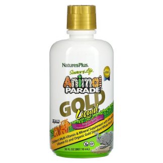 NaturesPlus, Source of Life, Animal Parade, Gold Liquid, Tropical Berry, 30 fl oz (887.10 ml)