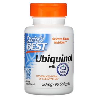 Doctor's Best, Ubiquinol with Kaneka, 50 mg, 90 Softgels