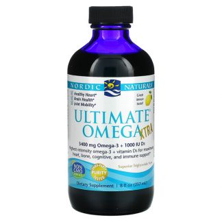 Nordic Naturals, Ultimate Omega Xtra, Lemon, 8 fl oz (237 ml)