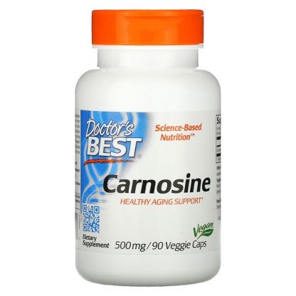 Doctor's Best, Carnosine, 500 mg, 90 Veggie Caps