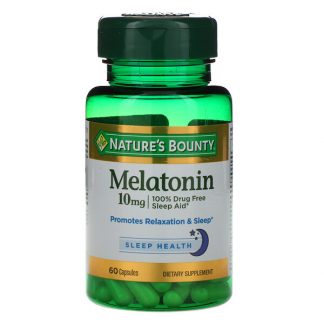 Nature's Bounty, Melatonin, 10 mg, 60 Capsules