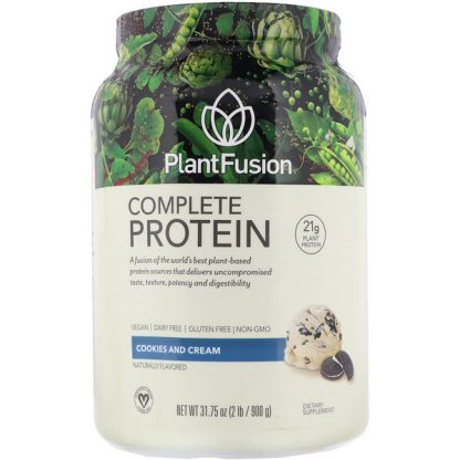 PlantFusion, Complete Protein, Cookies and Cream, 2 lb (900 g)