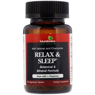 FutureBiotics, Relax & Sleep, 60 Vegetarian Tablets