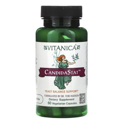 Vitanica, CandidaStat, Yeast Balance Support, 60 Vegetarian Capsules