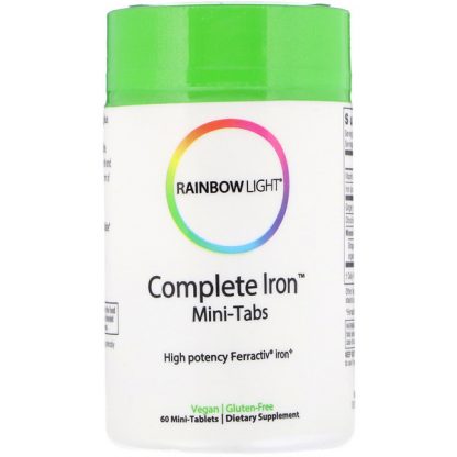 Rainbow Light, Complete Iron, Mini-Tabs, 60 Mini Tablets