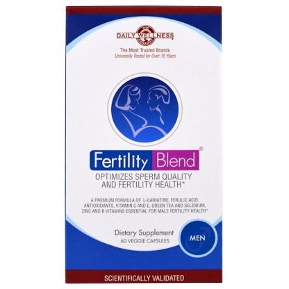 Daily Wellness Company, Fertility Blend, Men, 60 Veggie Capsules