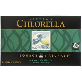 Source Naturals, Yaeyama Chlorella, 200 mg, 300 Tablets