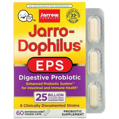 Jarrow Formulas, Jarro-Dophilus EPS, 25 Billion, 60 Enteroguard Veggie Caps