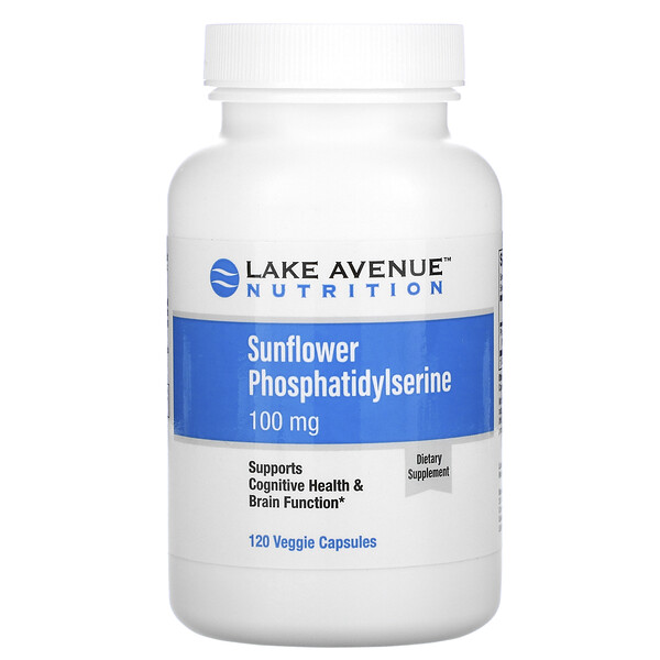 Lake Avenue Nutrition, Sunflower Phosphatidylserine, 100 mg, 120 Veggie Capsules