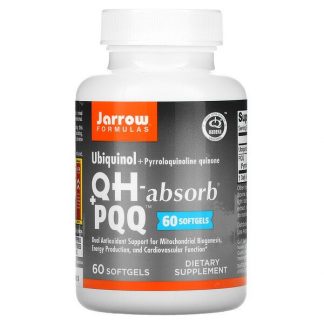 Jarrow Formulas, Ubiquinol, QH-Absorb + PQQ, 60 Softgels