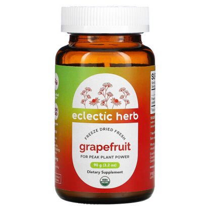 Eclectic Institute, Freeze Dried Fresh, Grapefruit, 3.2 oz (90 g)