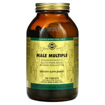 Solgar, Male Multiple, 180 Tablets